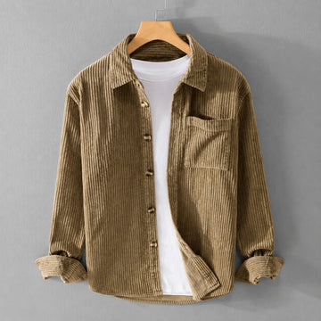 Ronald - Camisa simples com bolso para homens