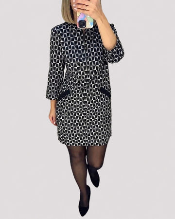 Michelle - Vestido Estiloso de Manga Longa