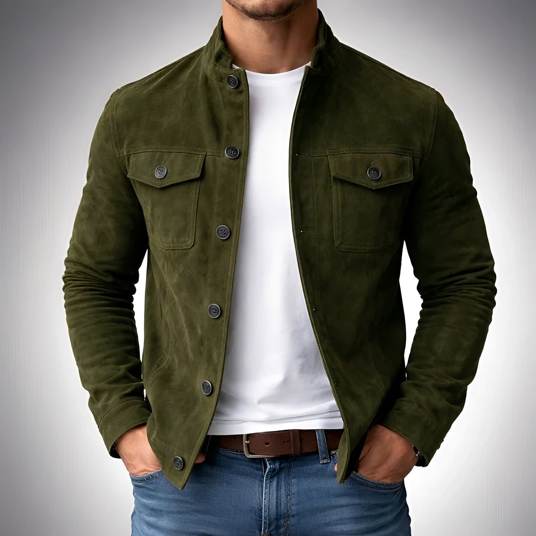 Gideon - Jaqueta Casual com Botões