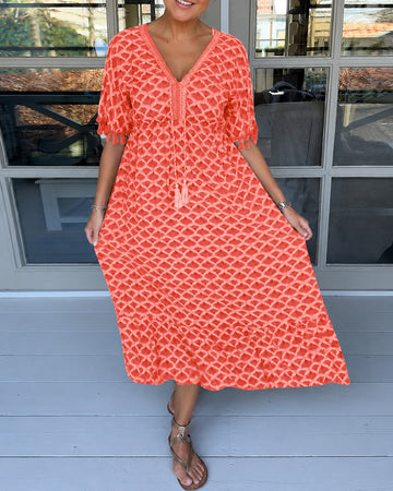 Cara - Vestido Estiloso com Decote em V
