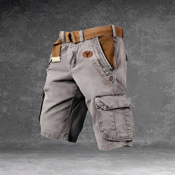 Cole - Bermudas cargo casuais para homens, perfeitas para aventuras