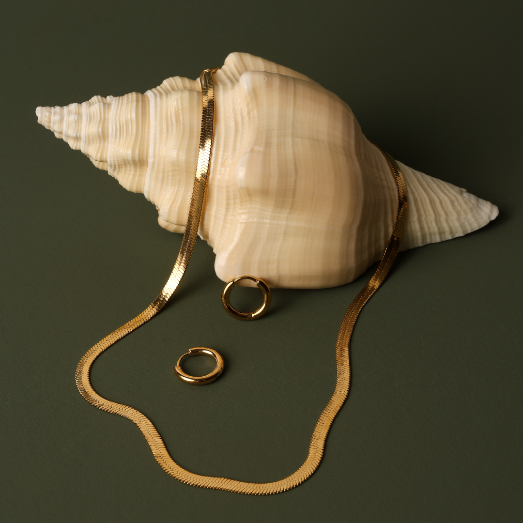 Kauai – Colar Herringbone resistente à água