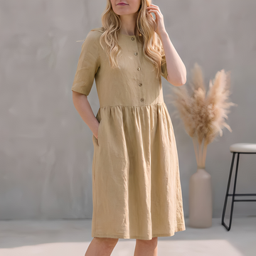 Angelene - Vestido de verão elegante e chique para mulher
