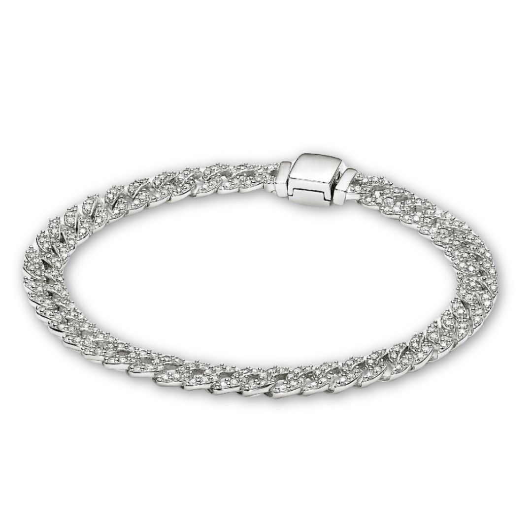 Soraya – Bracelete corrente cubana refinado