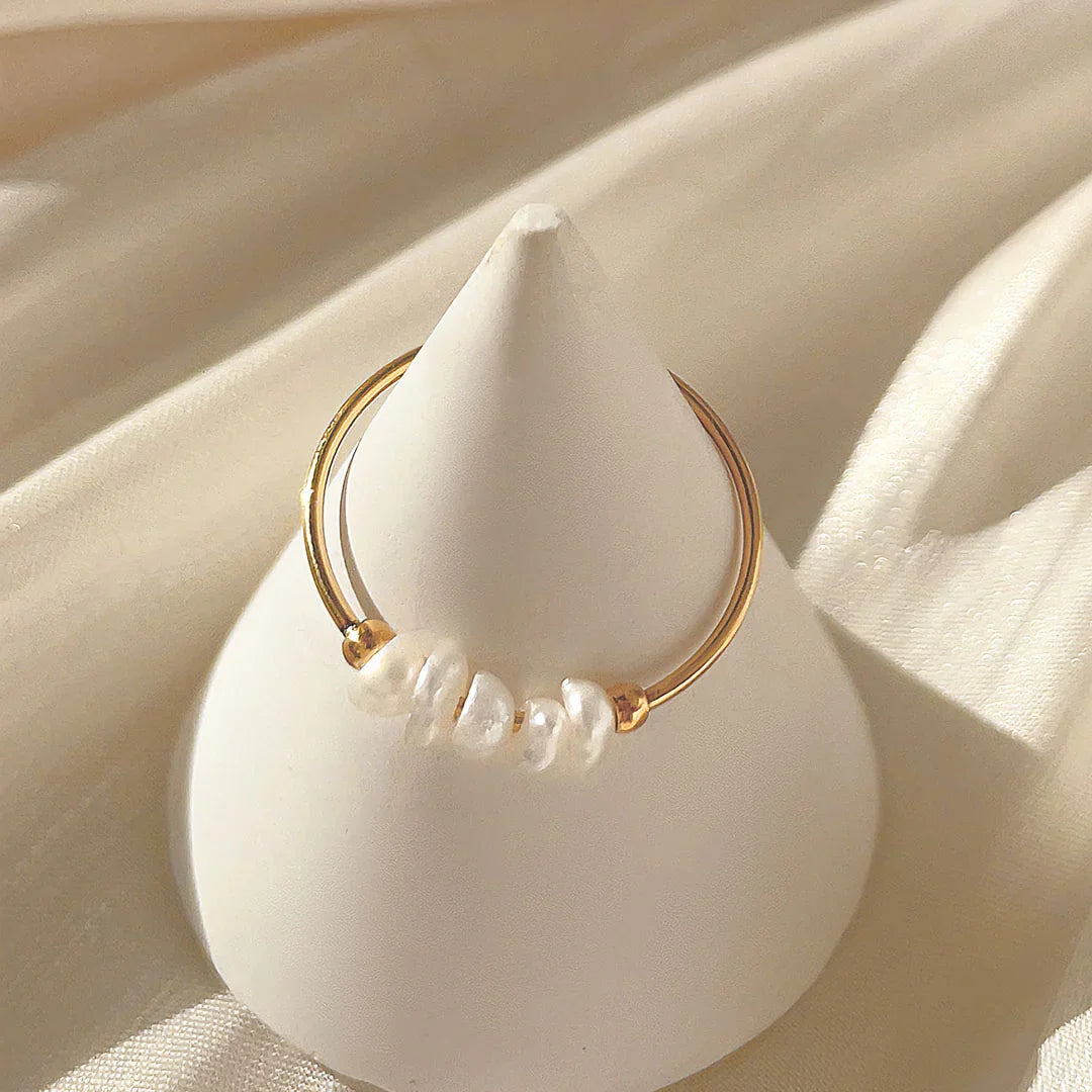 Miori – Bague em pérola natural em ouro