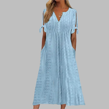 Vestido Boho de Verão Feminino – Vestido Leve e Fluido para Praia, Férias & Dia a Dia