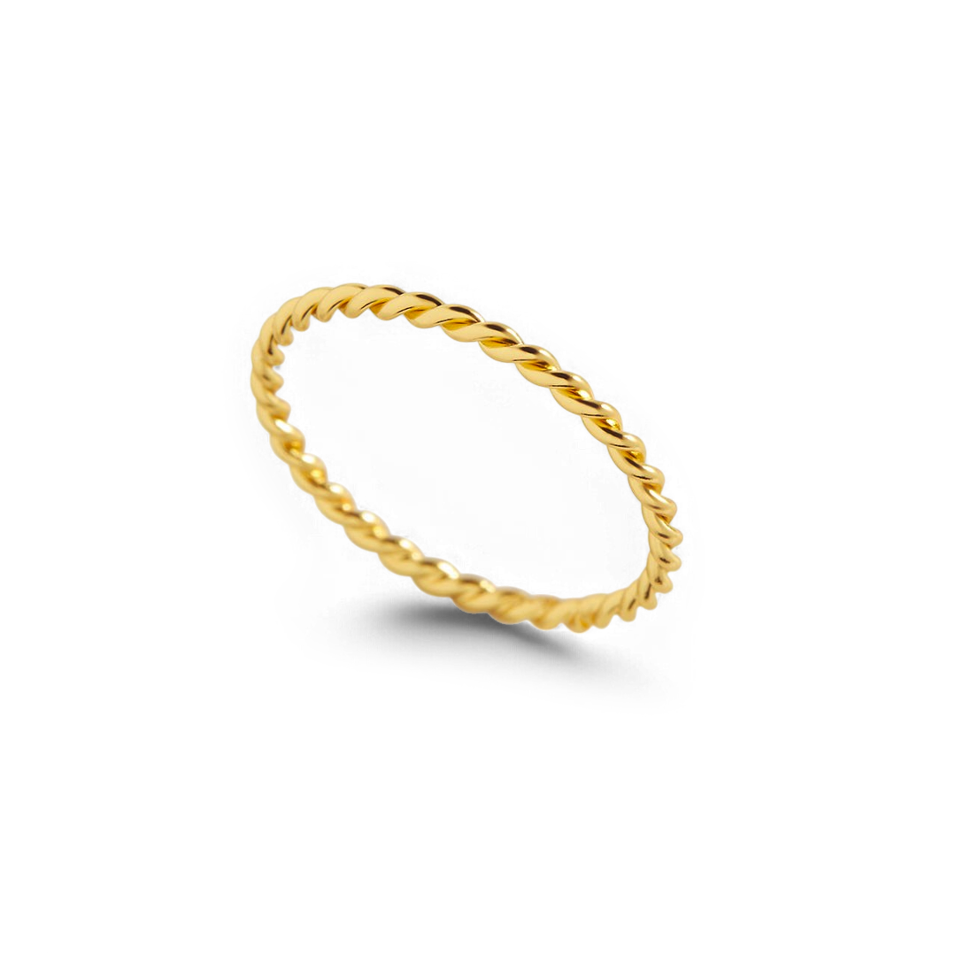 Manon – Bague tressada empilhável