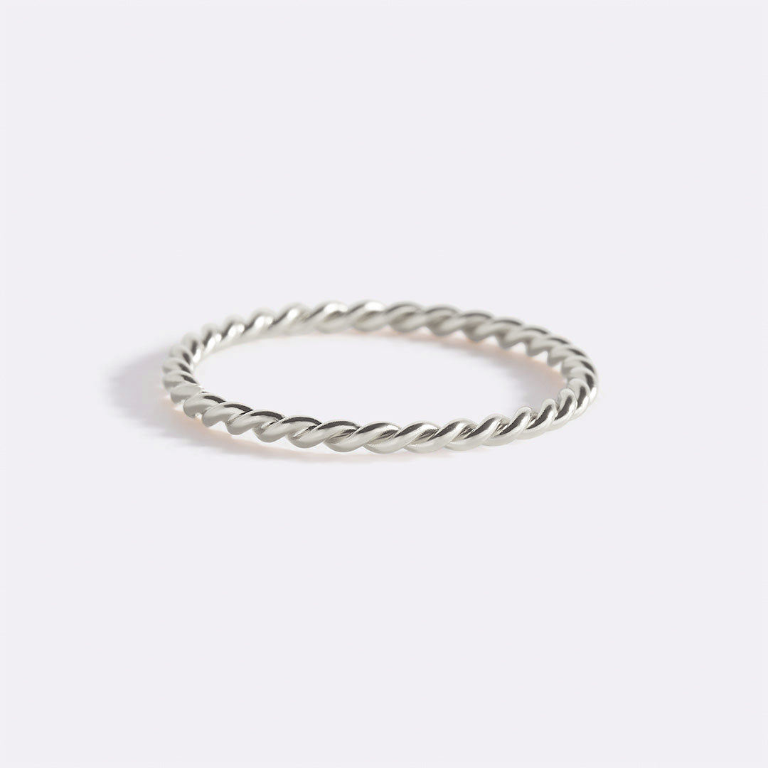 Manon – Bague tressada empilhável