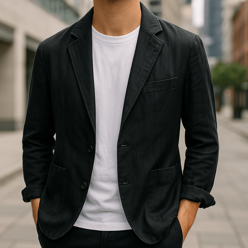 Jasper – Blazer masculino leve e ajustado