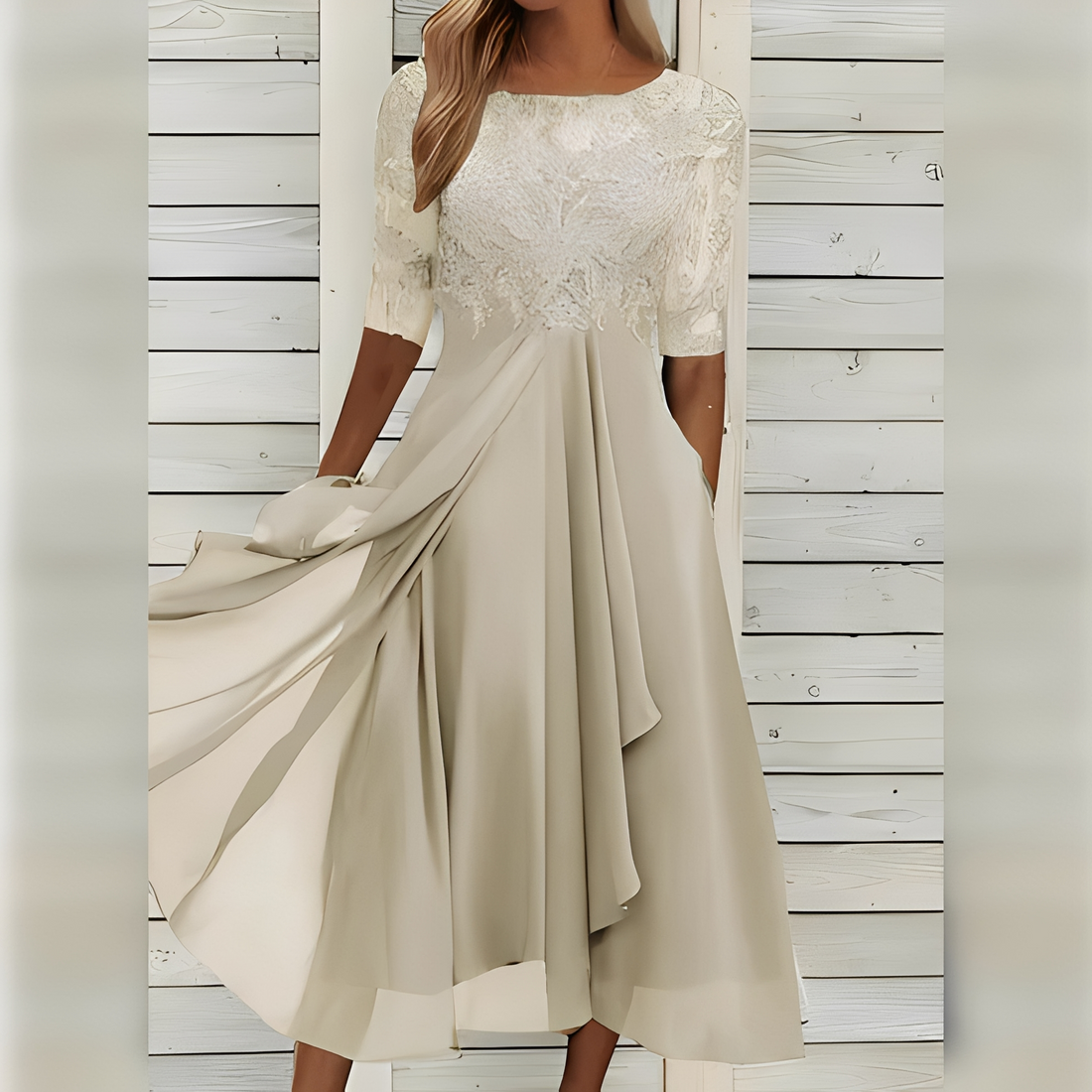 Jenefe - Vestido elegante e chique para mulheres
