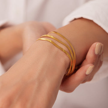 Abela - Bracelete em épi a 3 camadas