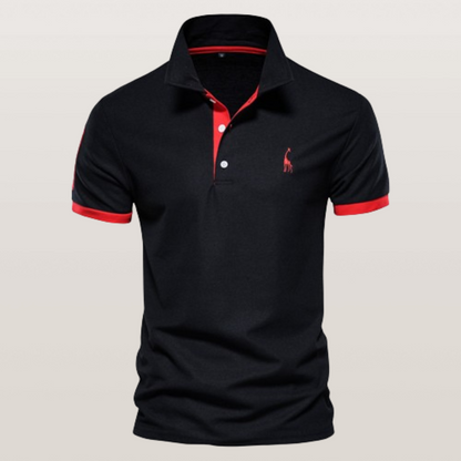 Marl - Polo elegante de mangas curtas para homens
