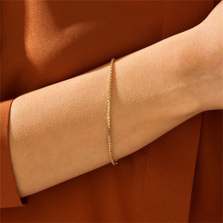 Victoria – Bracelete corrente em ouro
