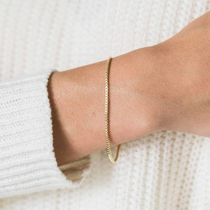 Victoria – Bracelete corrente em ouro