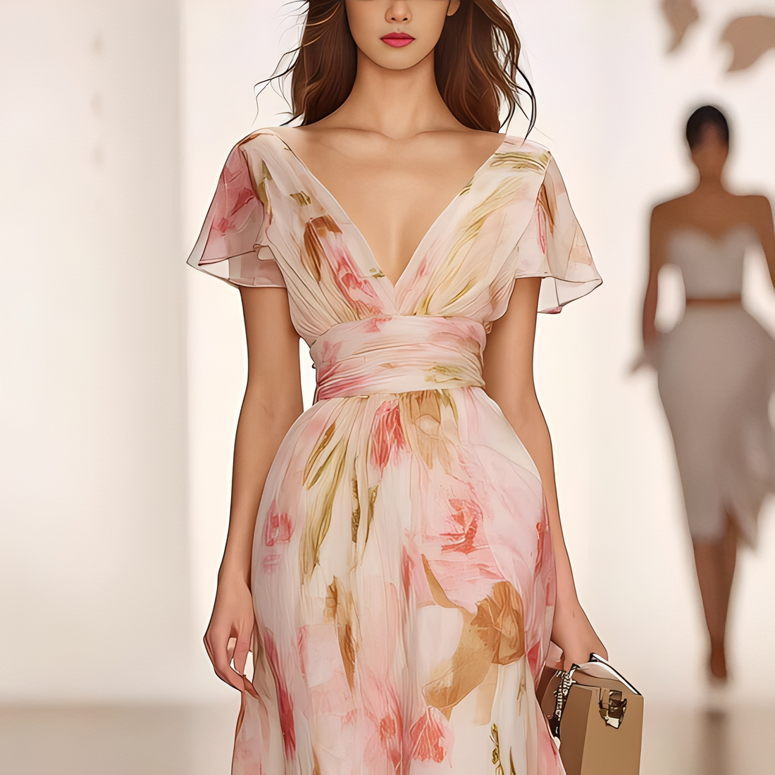 Relna - Vestido elegante e chique para mulheres