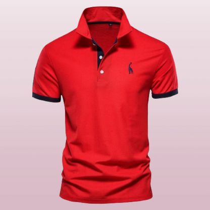 Marl - Polo elegante de mangas curtas para homens