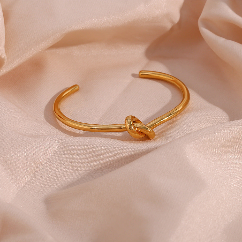 Louisa - Bracelete em nós em ouro
