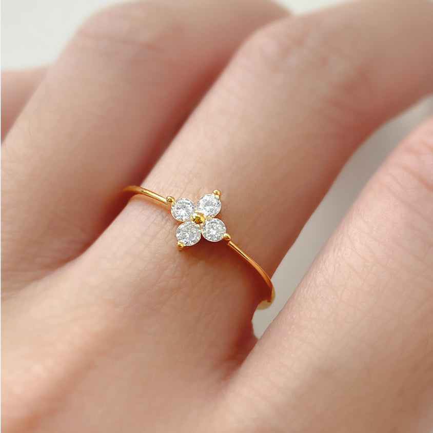 Mia – Bague em forma de trevo