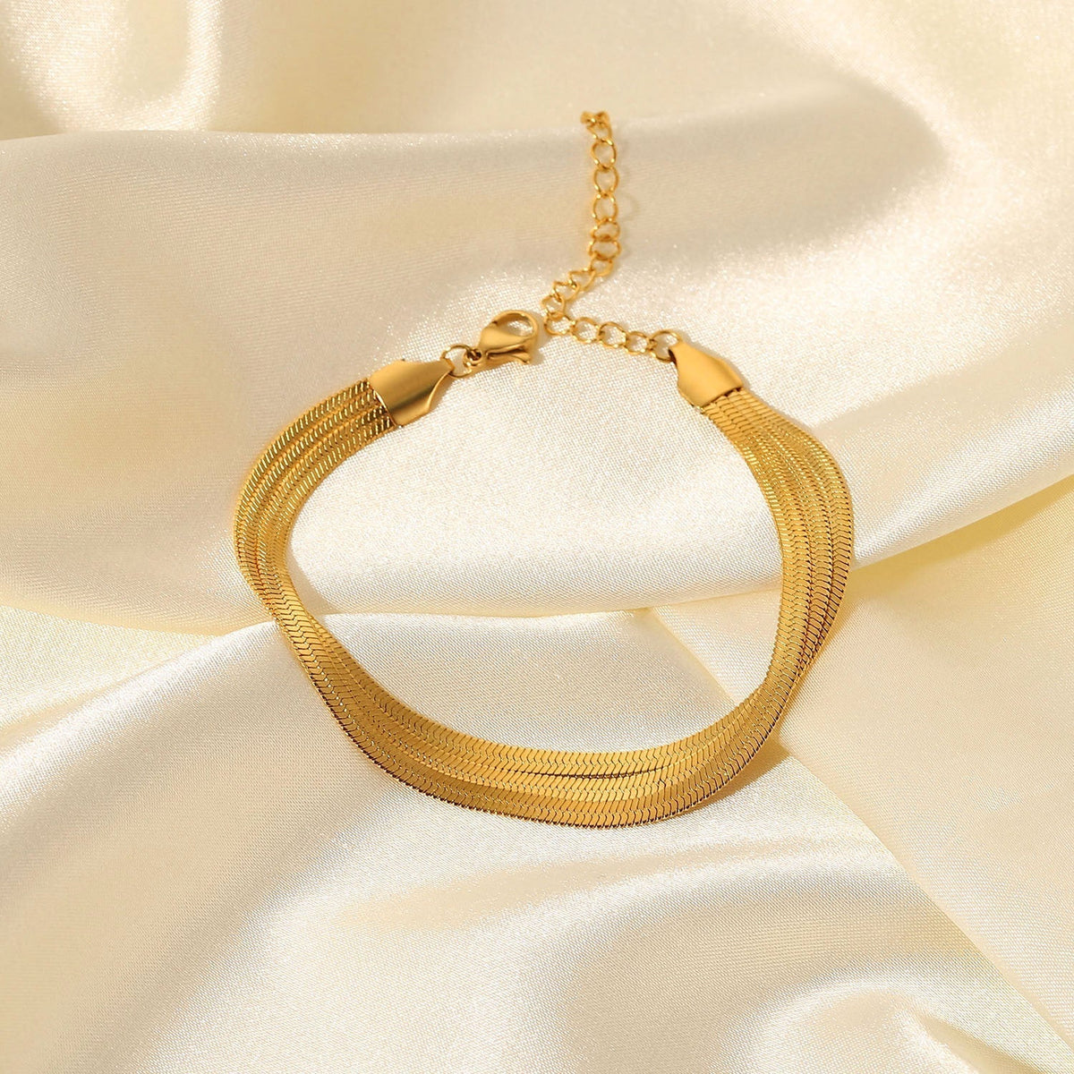 Abela - Bracelete em épi a 3 camadas
