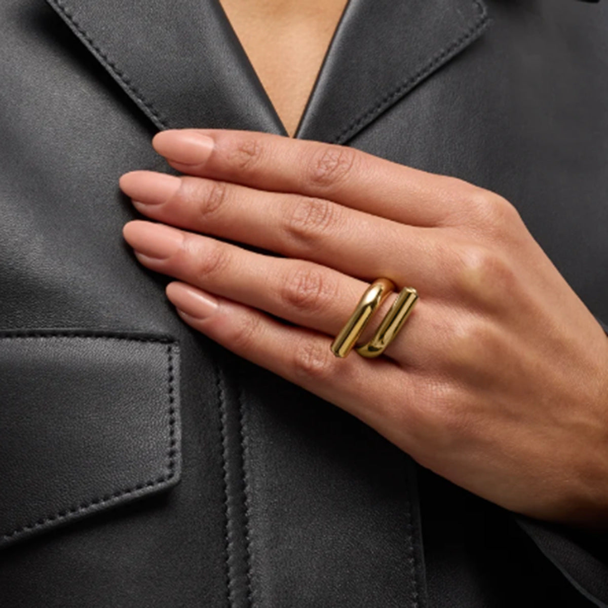 Praire - Bague com design paralelo