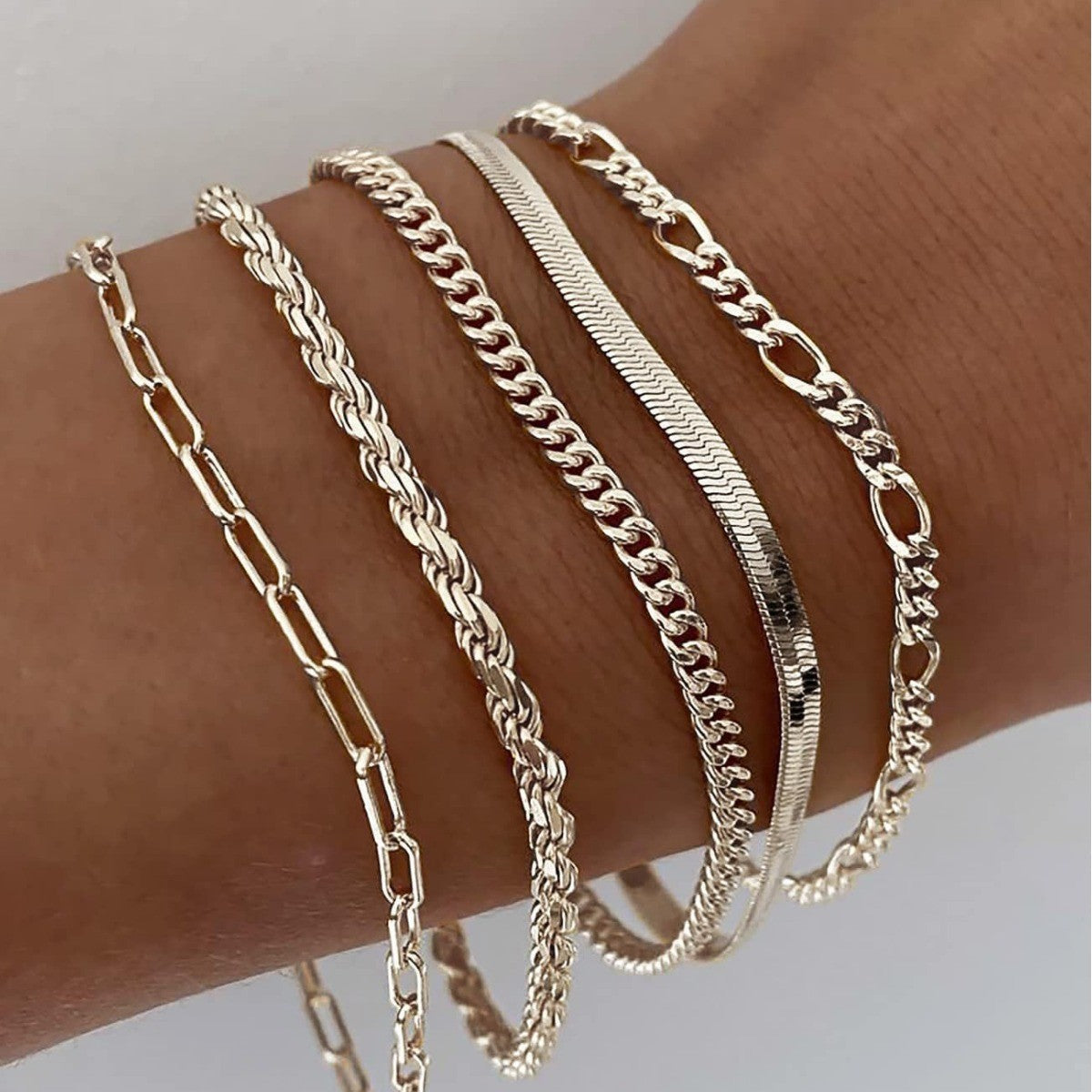 Elara – Conjunto de braceletes de estilo minimalista para mulheres