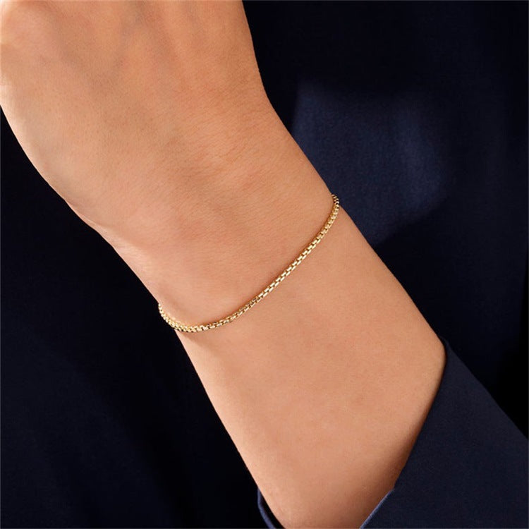 Victoria – Bracelete corrente em ouro