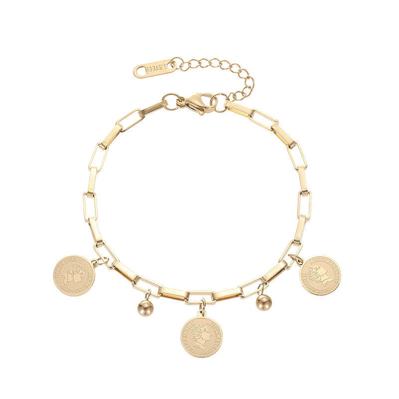 Maja – Bracelete Ajustável com Peças em Ouro