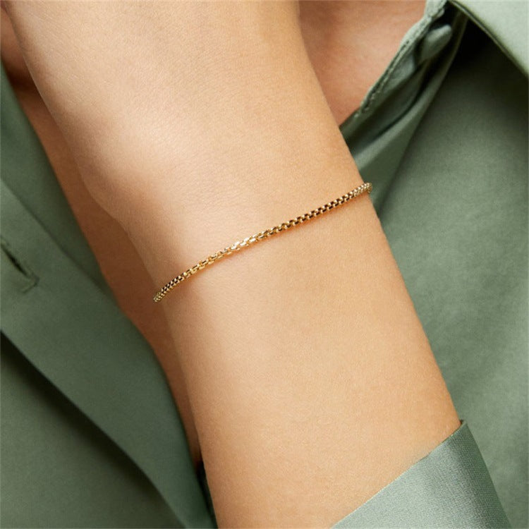 Victoria – Bracelete corrente em ouro
