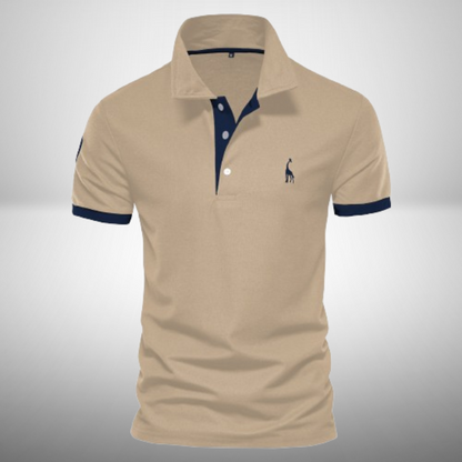 Marl - Polo elegante de mangas curtas para homens