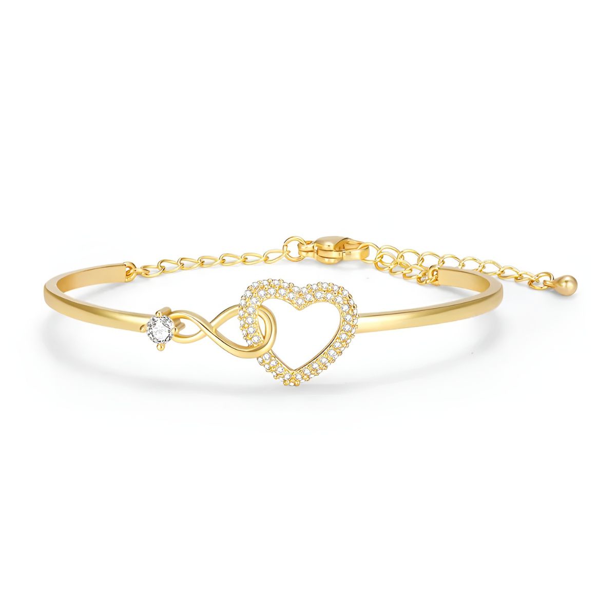 Ayumi – Bracelete mãe e filha infinito dourado