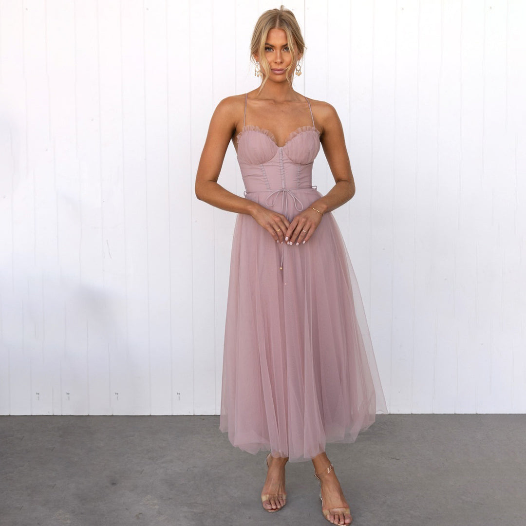 Franca - Vestido midi elegante e fluido