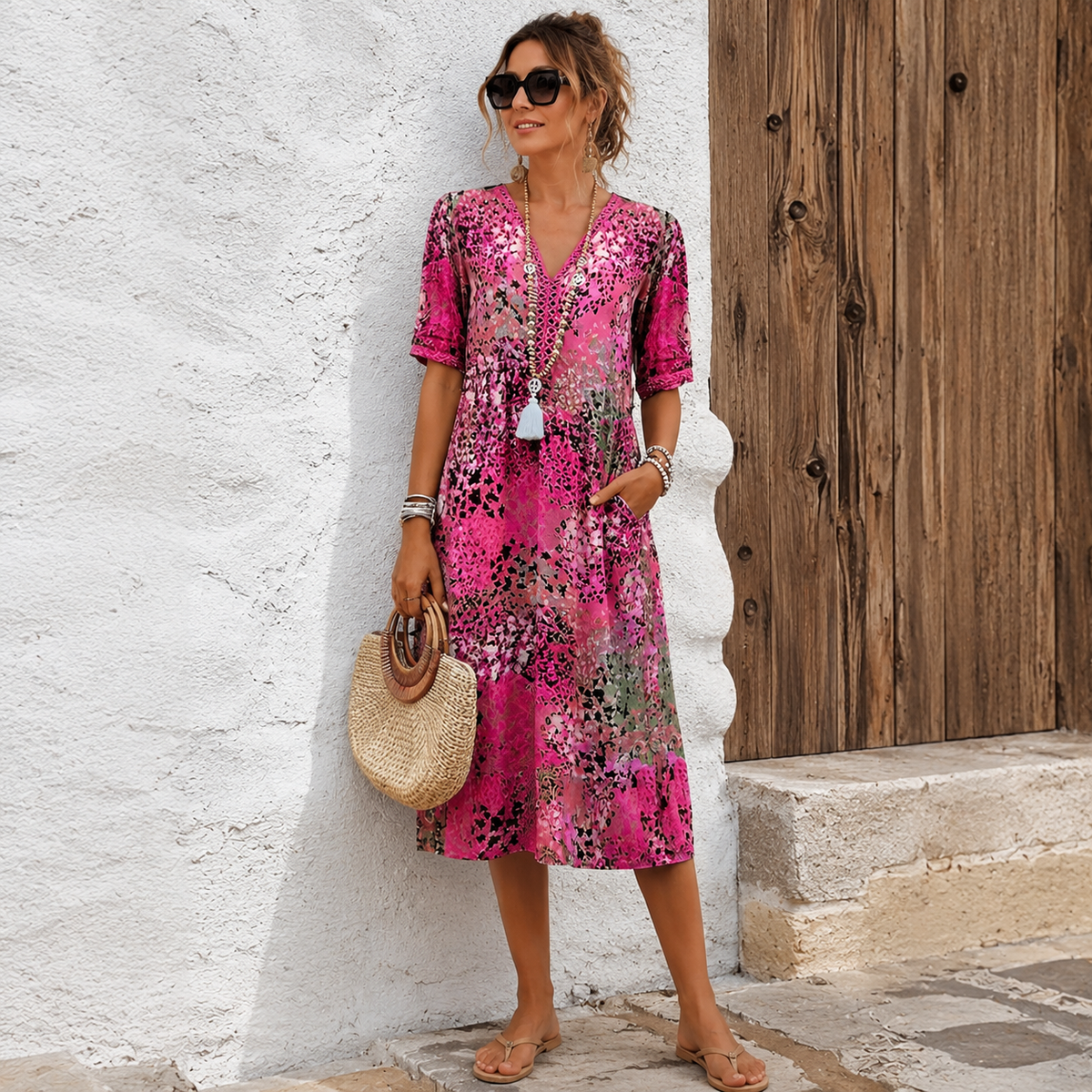 Fleur - Vestido de Jardim Leve e Elegante