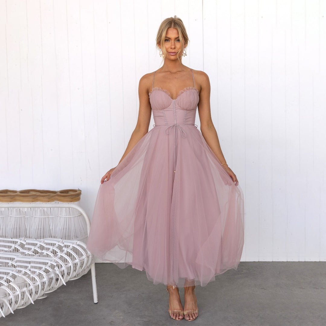 Franca – Vestido Midi com Corte Clássico