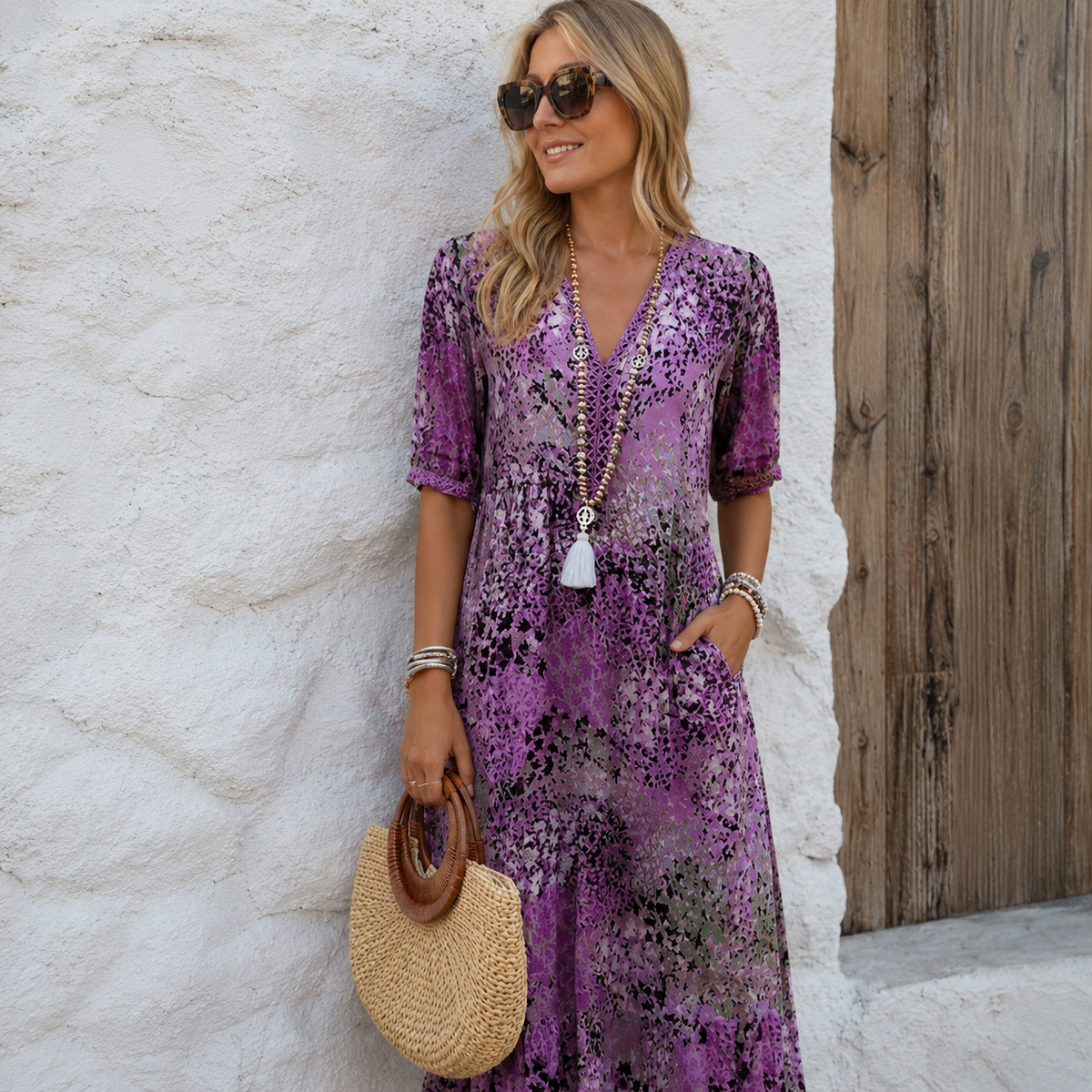 Fleur - Vestido de Jardim Leve e Elegante
