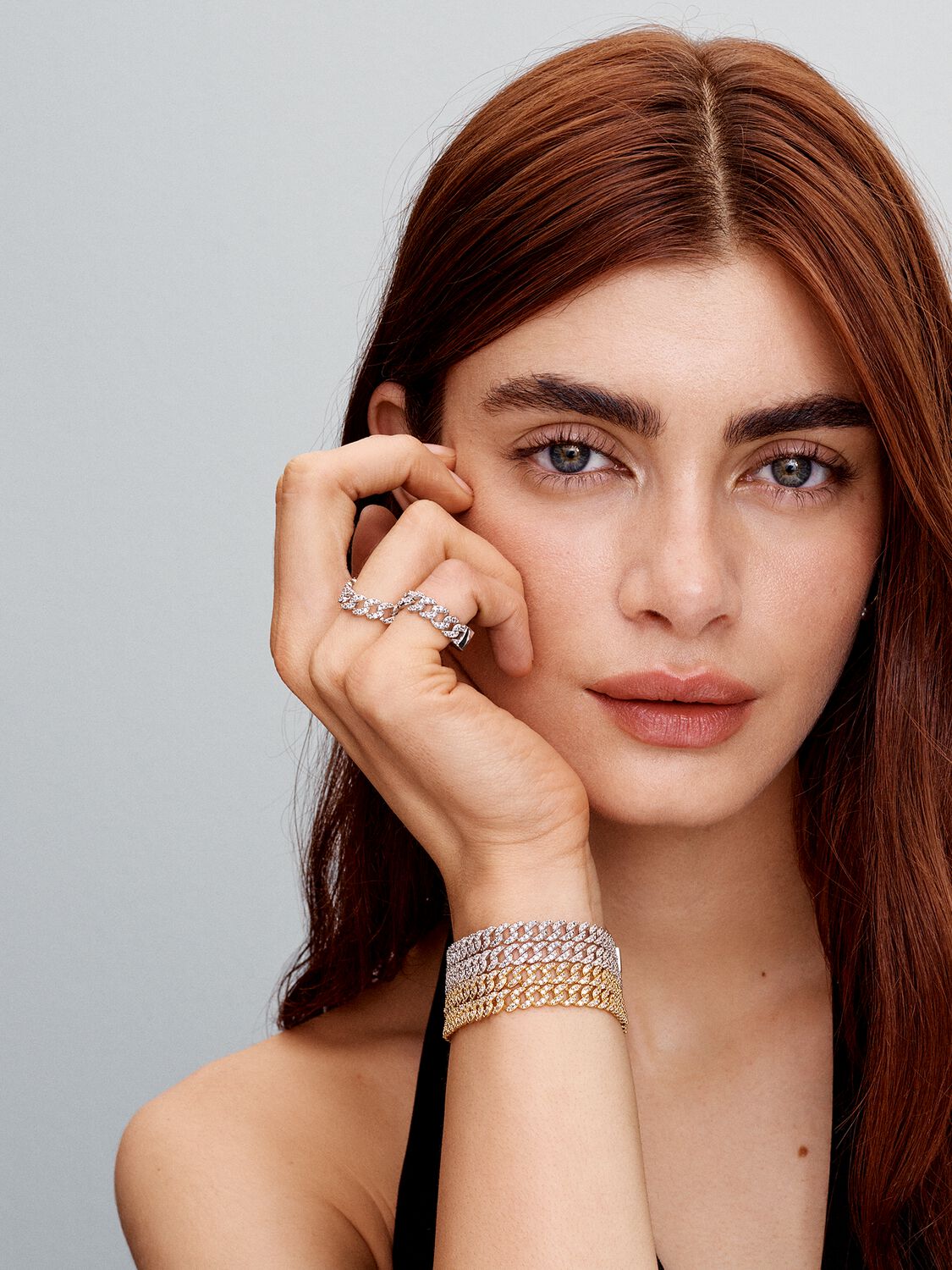 Soraya – Bracelete corrente cubana refinado