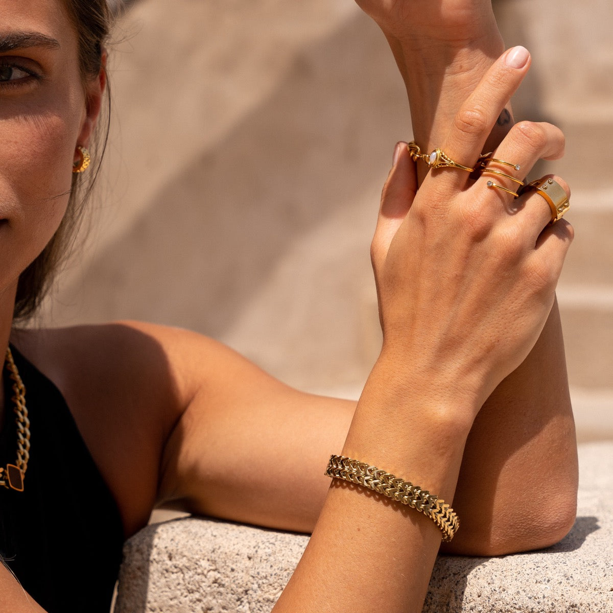 Eden – Bracelete texturizado elegante