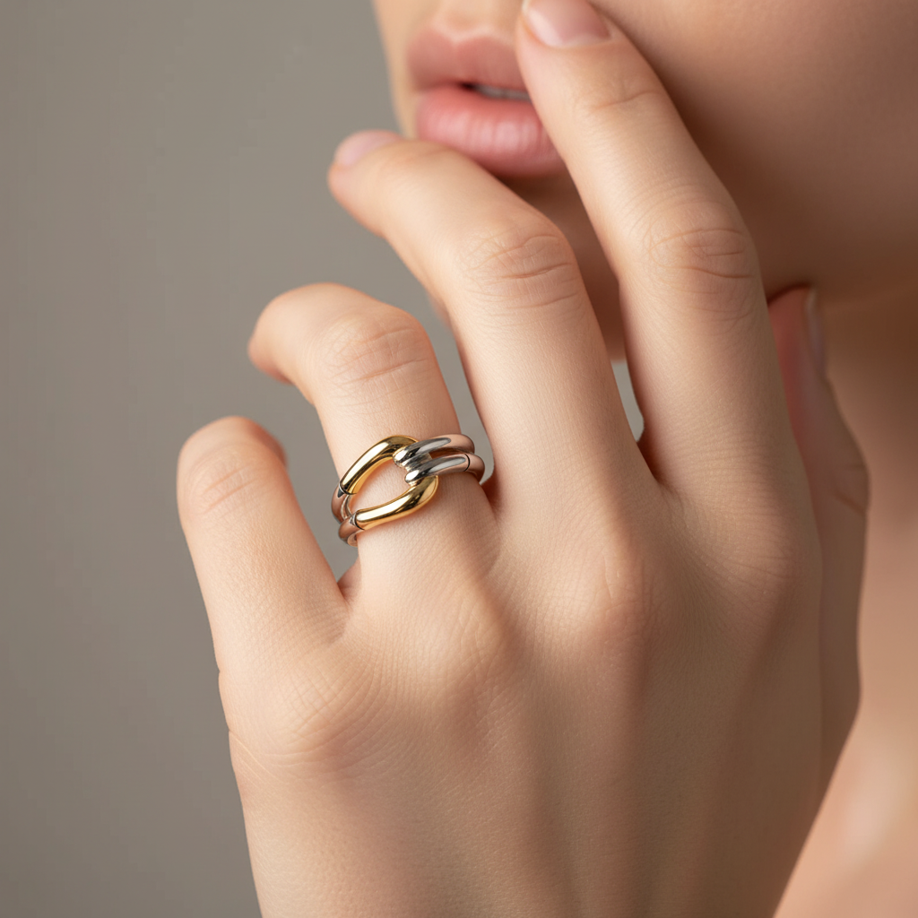 Althéa – Anel vintage com design de nó