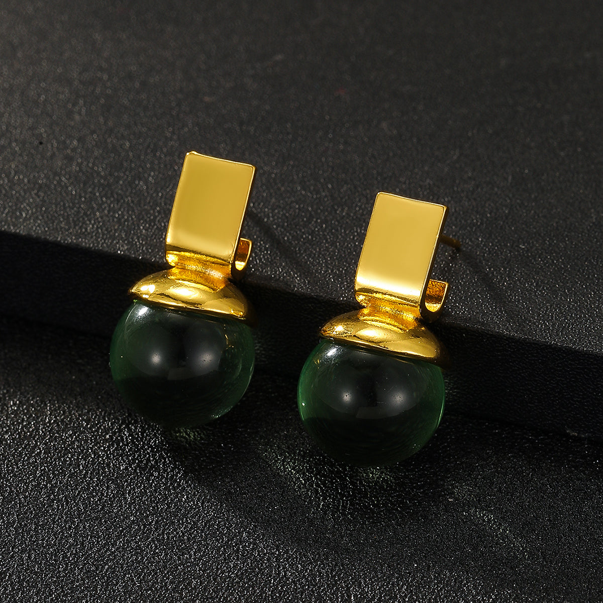 Charlie - Brincos vintage verdes