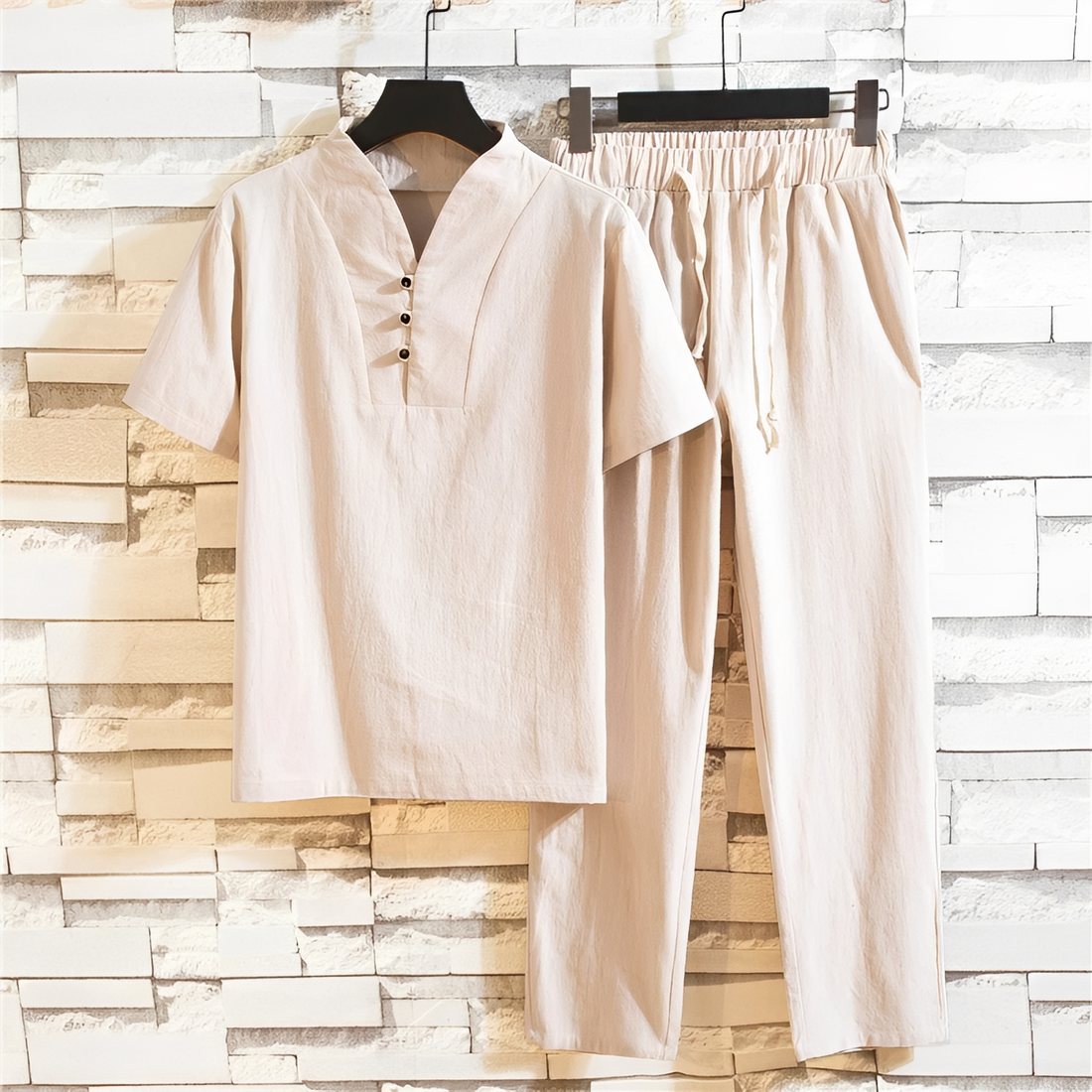 Cyril - Conjunto camisa e calça para homem - para os dias ensolarados