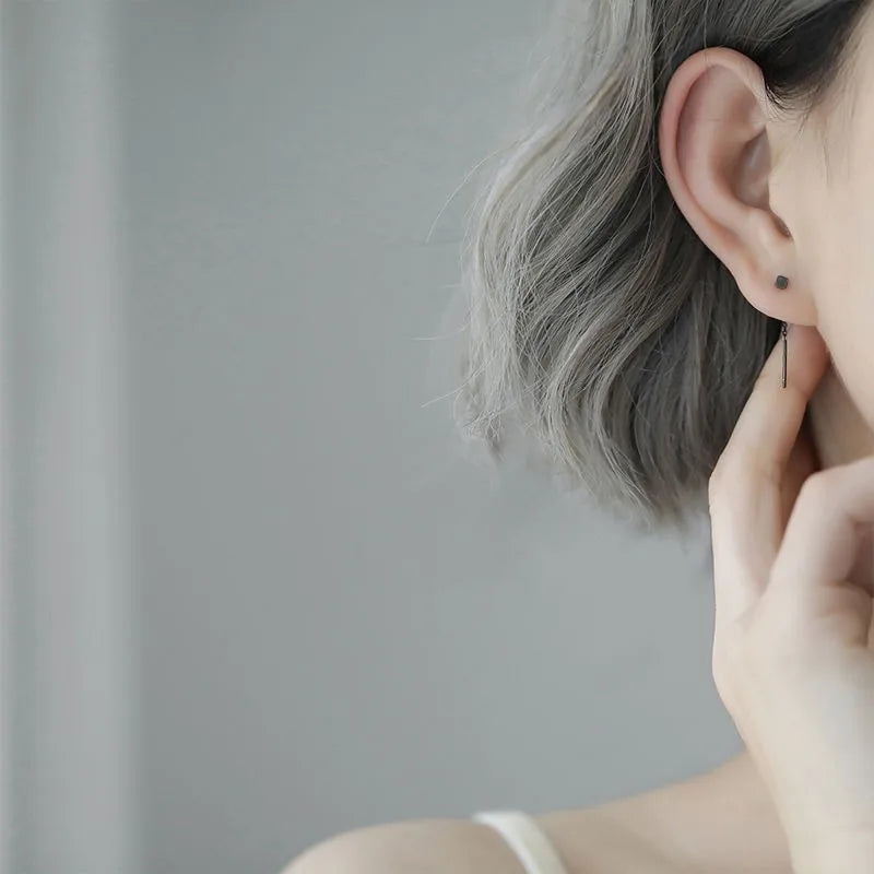 Kaelen – Brincos em cubo e elegantes franjas