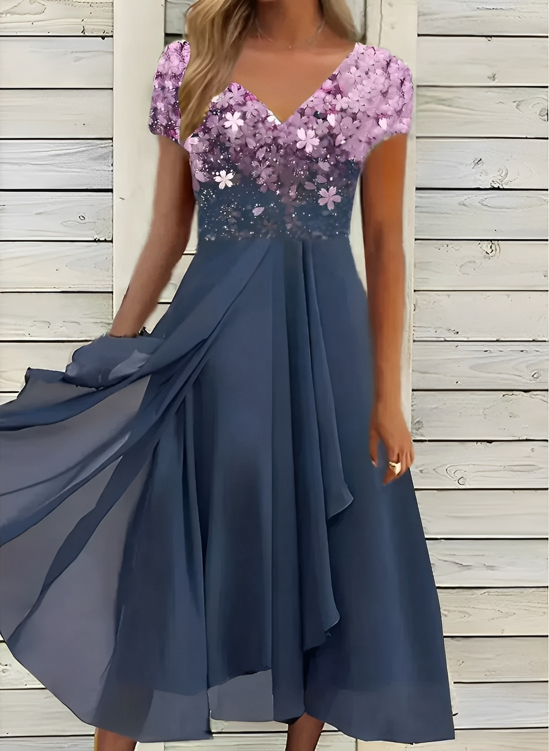 Sina – Vestido Floral Midi