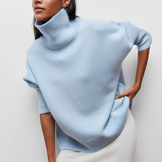 Caren - Camisola de gola alta confortável para mulheres