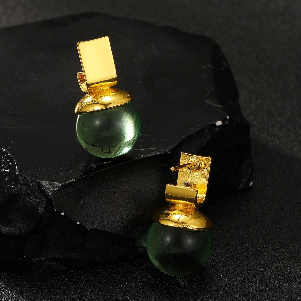 Charlie - Brincos vintage verdes