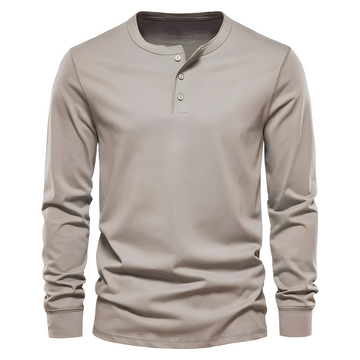 Erick - Camisa de verão clássica de mangas longas para homem