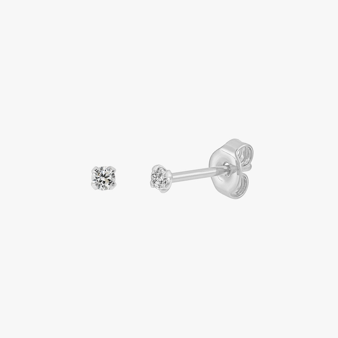 Sloane - Mini brincos brilhantes de 2mm