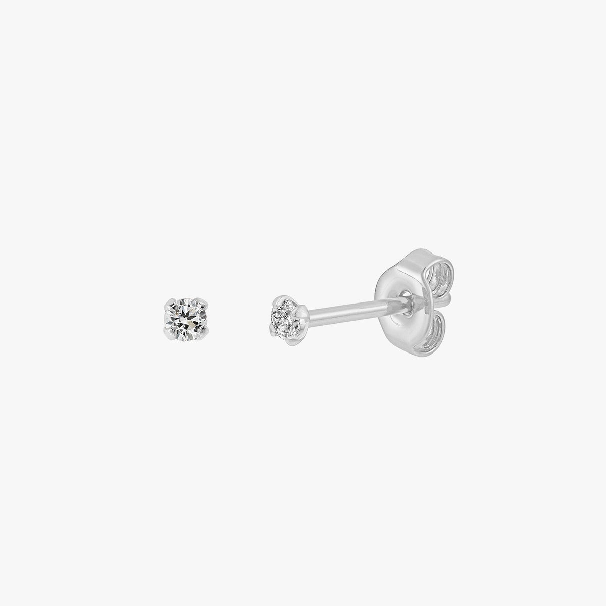Sloane - Mini brincos brilhantes de 2mm