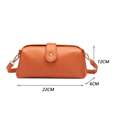 Fabienne - Handgefertigte Ledertasche im Retro-Stil