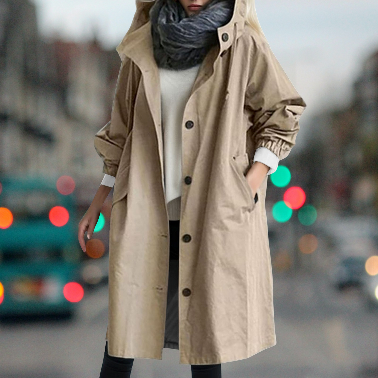 Bethany - Impermeável, quente Trenchcoat