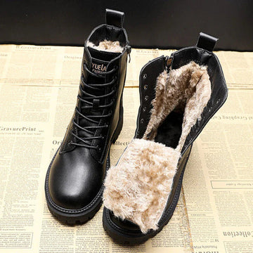 Delphine – Botas de Inverno Pretas para Mulheres