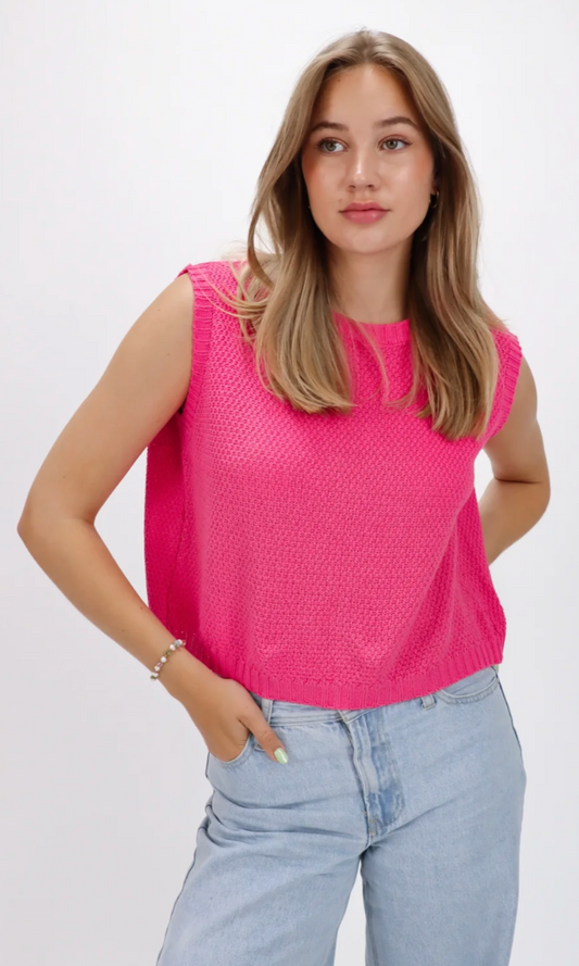 Irene – Top Malha Costas Abertas